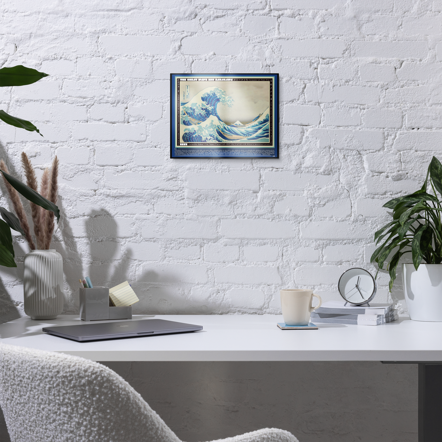 11x14 Polished Metal • FUJI 46 Series / № 1 • THE GREAT WAVE OFF KANAGAWA - Remastered •