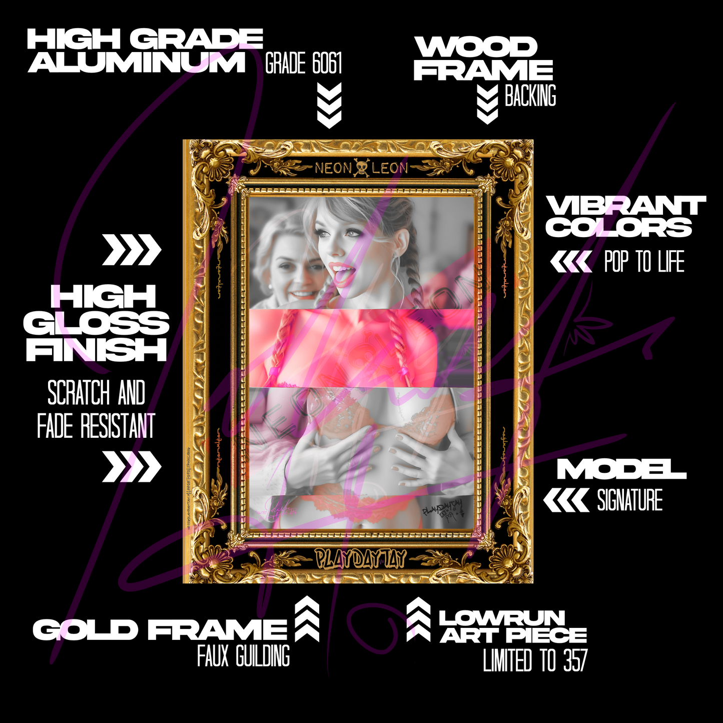 [METAL] HI-GLOSS 11x14  • Ai℞t® Toxic Teens™ Series • PLAY DAY TAY • v.1.2• № 006 of 357 Made on Demand in USA NO TARIFFS