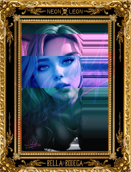 [METAL] HI-GLOSS 11x14  • Ai℞t® Toxic Teens™ Series • BELLA BODEGA • v.1.1 • № 004 of 357 Made on Demand in USA NO TARIFFS