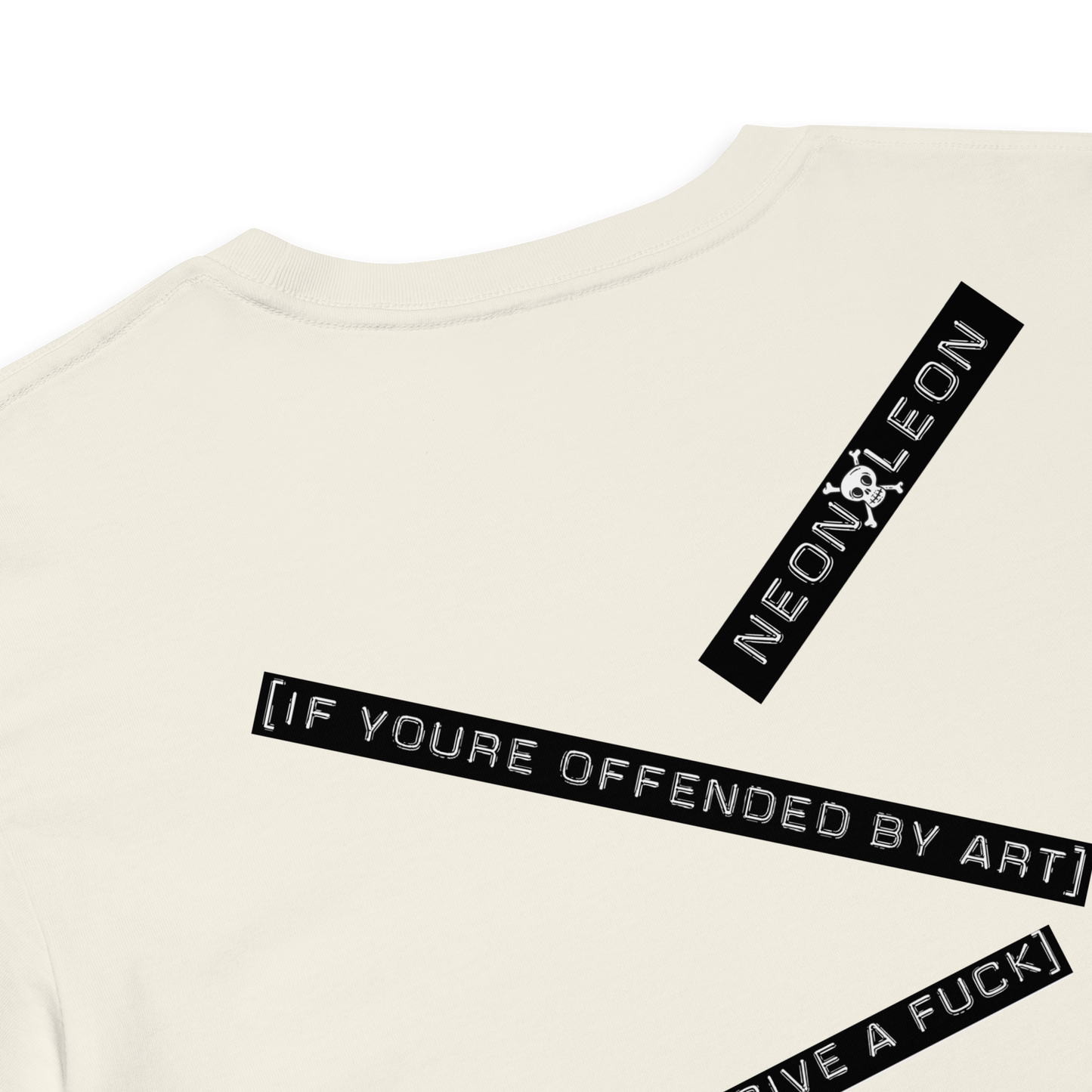 [Cotton] • Society Seriously Sucks • 100% Combed Cotton Crop [Not Quite White] Crop Top